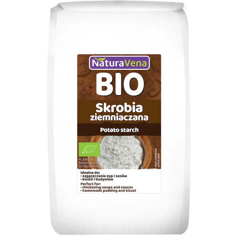 Skrobia Ziemniaczana BIO 500g NaturaVena