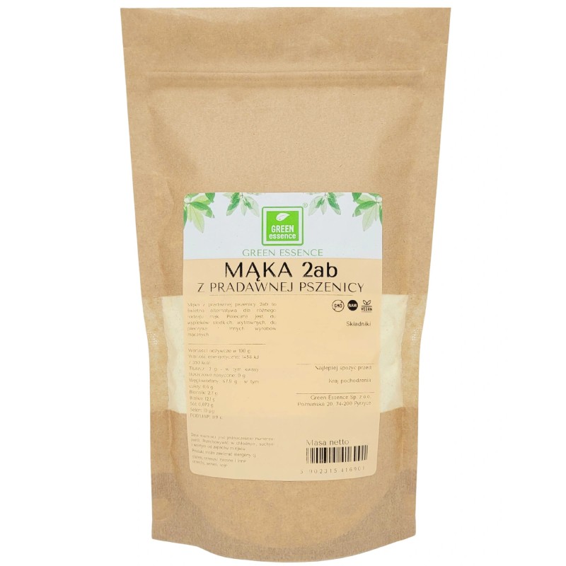 Mąka 2ab z Pradawnej Pszenicy 500g Green Essence