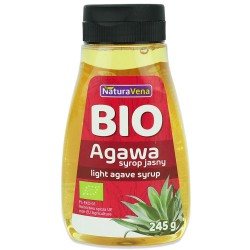 Syrop z Agawy Jasny BIO 245g NaturaVena