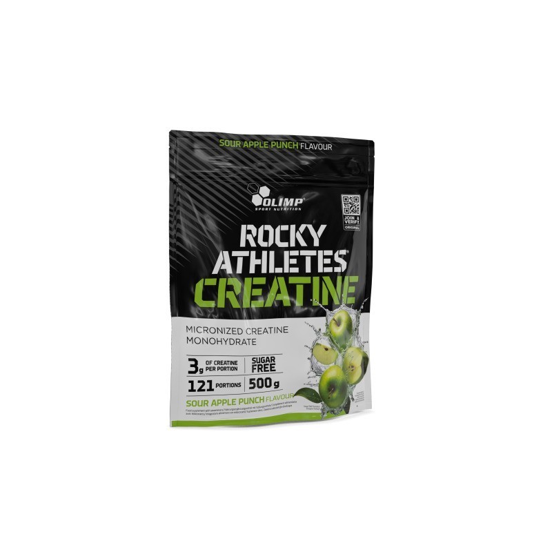 Rocky Athletes Kreatyna Smak Kwaśny Jabłkowy Poncz 500g Olimp Nutrition
