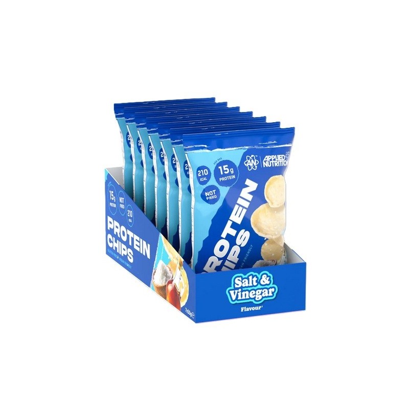 Protein Chips Salt & Vinegar 7x50g Applied Nutrition