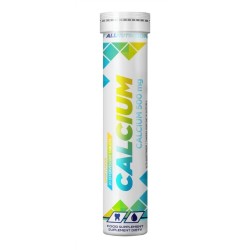 Calcium 500mg Lemon 20 effervescent tablets Allnutrition