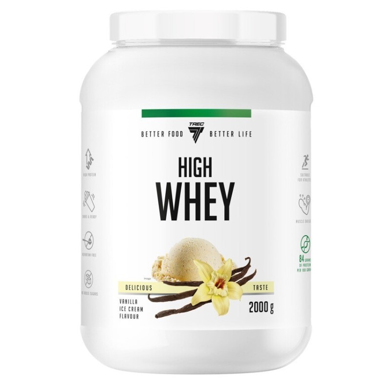 High Whey Smak Lody Waniliowe 2000g Trec Nutrition