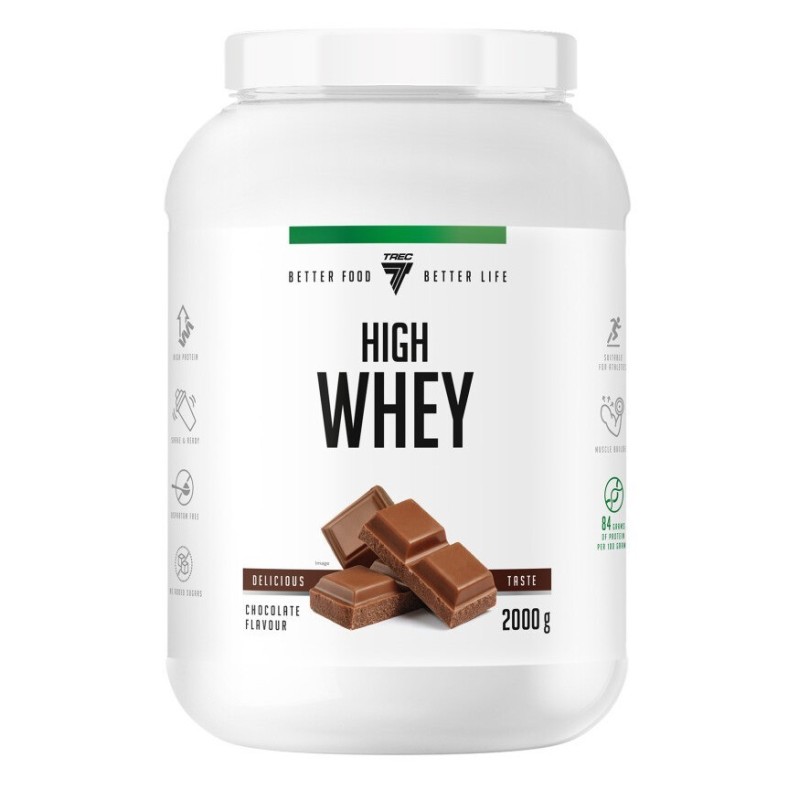 High Whey Smak Czekoladowy 2000g Trec Nutrition