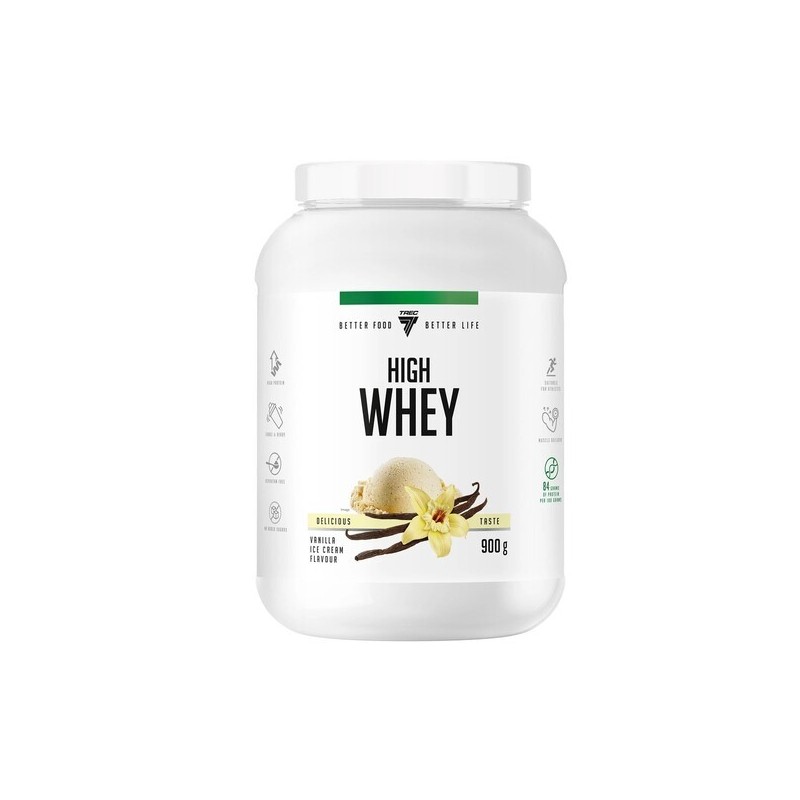 High Whey Smak Lody Waniliowe 900g Trec Nutrition