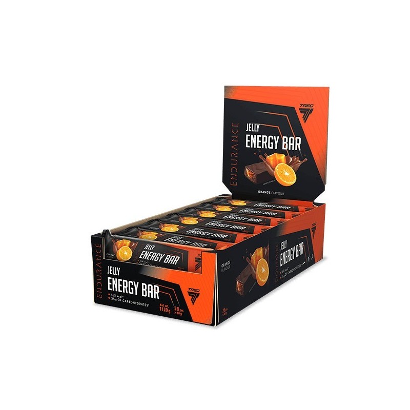 Endurance Jelly Energy Bar Orange 32x40g Trec Nutrition