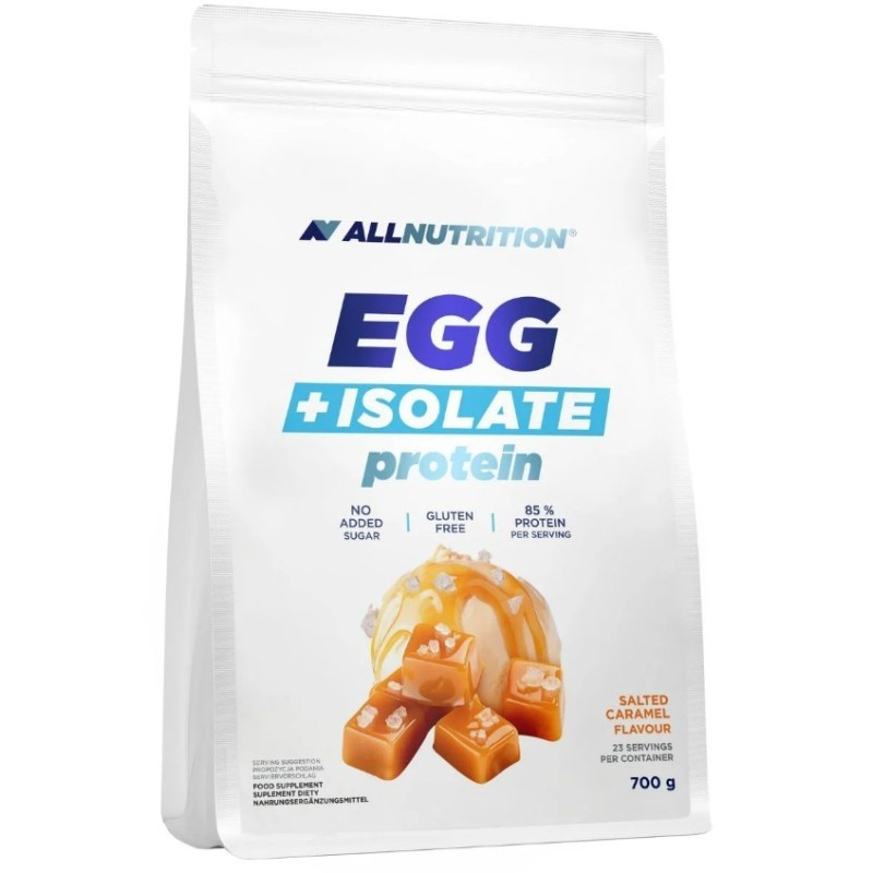 Egg + Isolate Protein Salted Caramel 700g Allnutrition