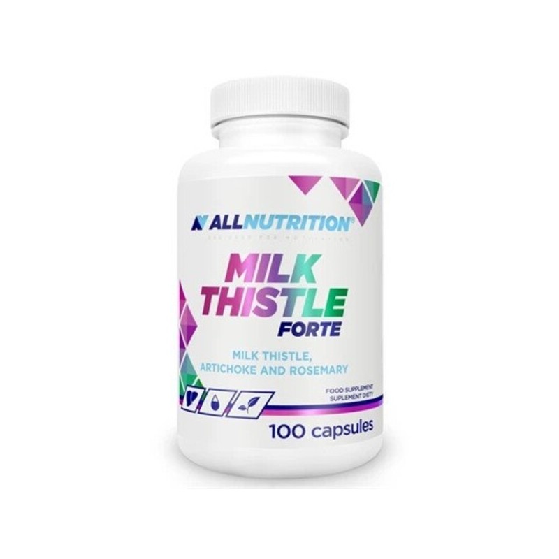 Ostropest Plamisty Forte 100 kapsułek Allnutrition