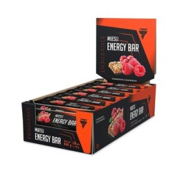 Endurance Muesli Energy Bar Cranberries & Raspberries 28x30g Trec Nutrition