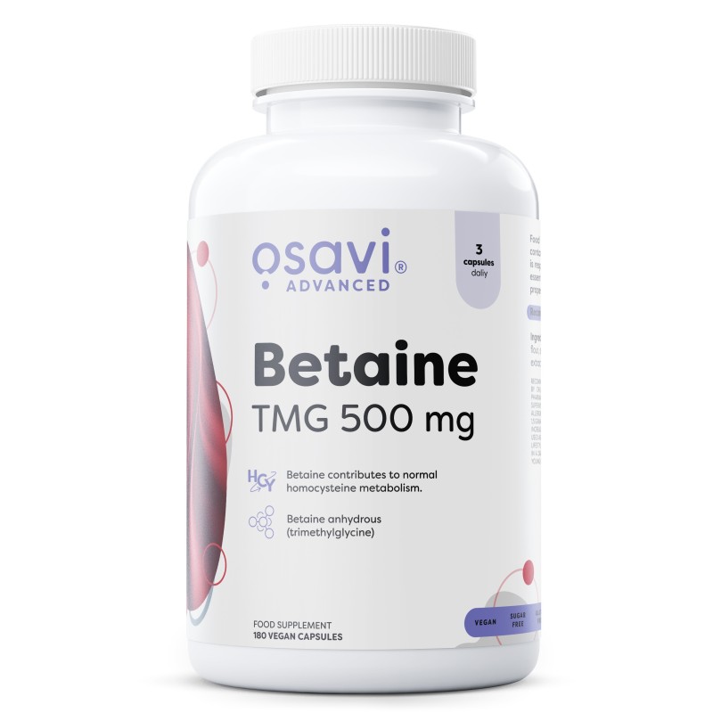 Betaine TMG 500mg 180 vegan caps Osavi