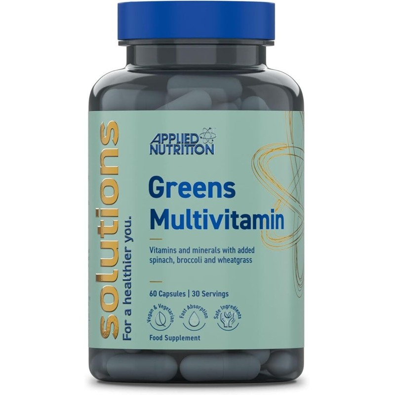 Solutions Greens Multivitamin - 60 caps Applied Nutrition