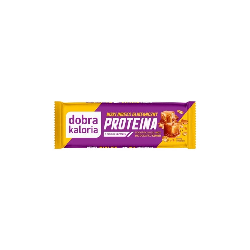 Protein Bar Caramel with MCT Low GI 45g Dobra Kaloria