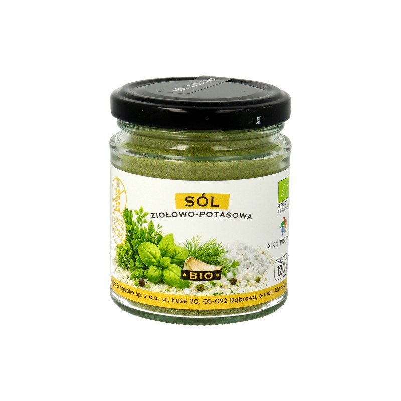 Sól Ziołowo-Potasowa BIO 120g Piec Przemian