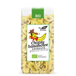 Organic Banana Chips Sweetened 150g Bio Planet