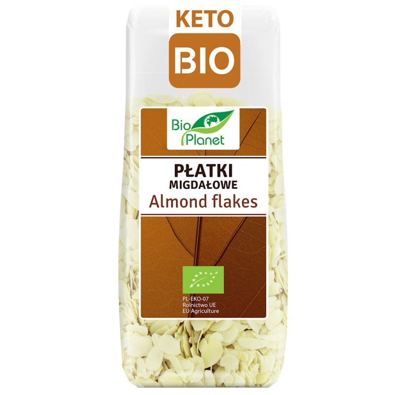 Organic Almond Flakes 100g Bio Planet