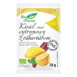Kisiel o Smaku Cytrynowym z Rabarbarem BIO 38g Bio Planet
