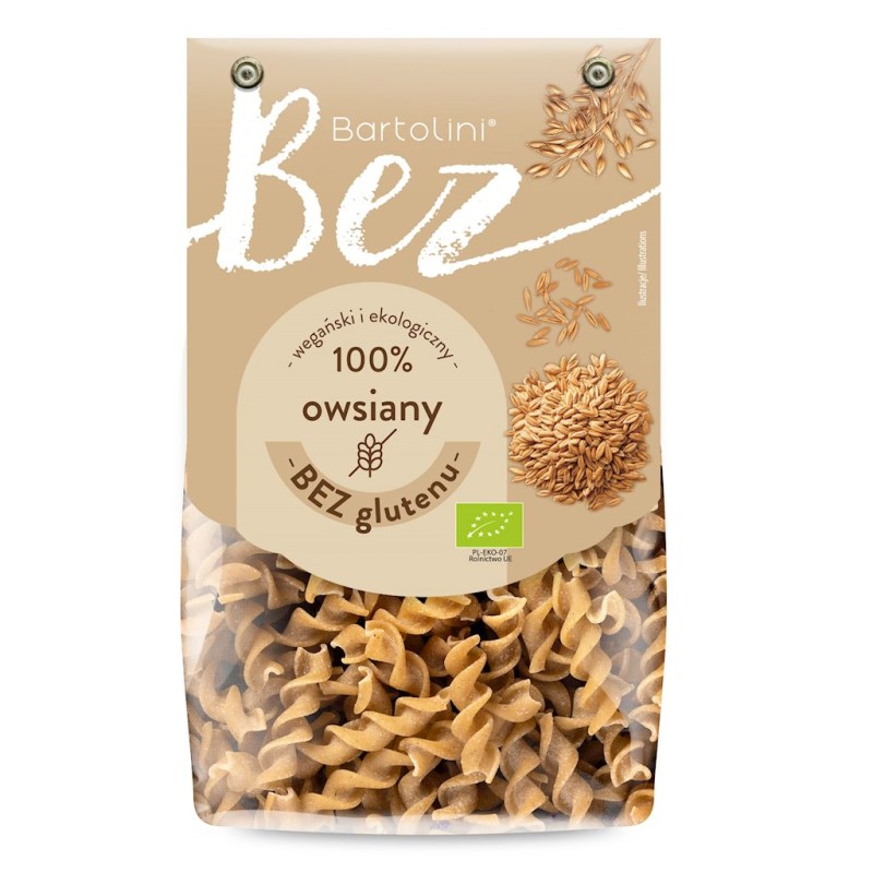 Organic Oat Pasta Fusilli 250g Bartolini