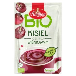 Kisiel o smaku wiśniowym bezglutenowy BIO 30g Amylon