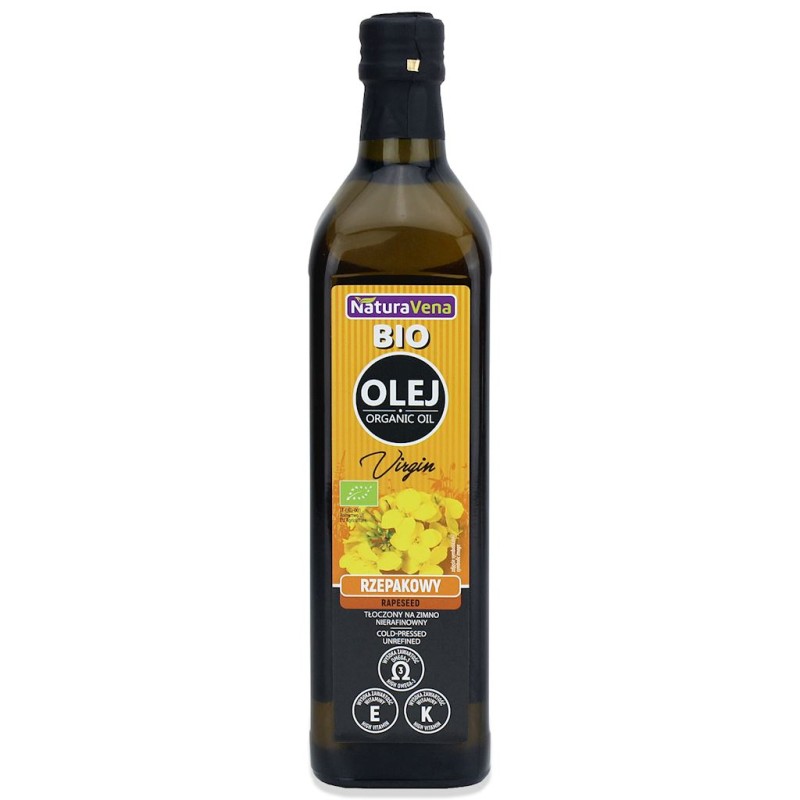 Organic Cold-Pressed Rapeseed Oil 750ml NaturaVena