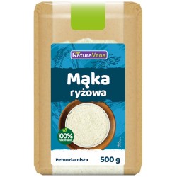 Mąka Ryżowa Pełnoziarnista 500g NaturaVena