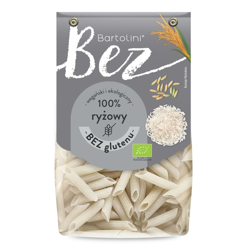 Organic Gluten-Free Rice Pasta Penne 250g Bartolini