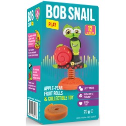 Snack Eat & Play Apple & Pear With Toy 20g Bob Snail|4ecoshop