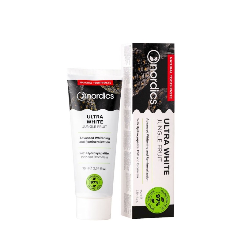 Ultra White Jungle Fruit Toothpaste 75ml Nordics|4ecoshop