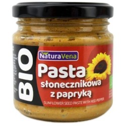 Pasta Słonecznikowa z Papryką BIO 185g NaturaVena