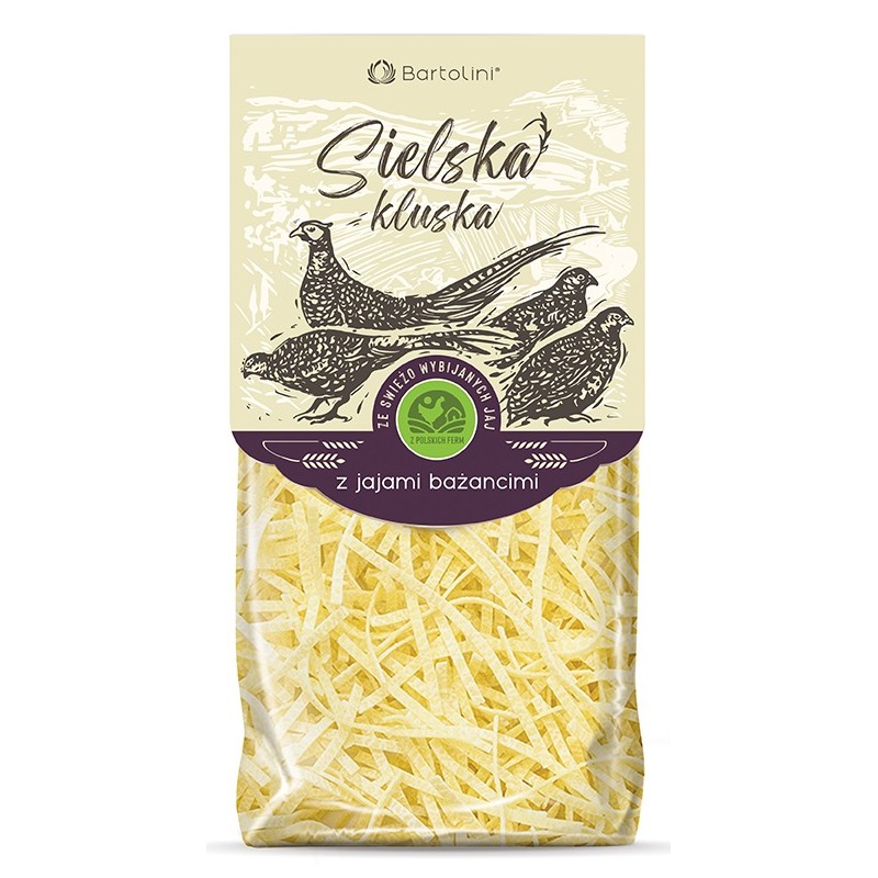 Makaron Semolinowy (z jajami bażancimi) Krajanka 250g Bartolini