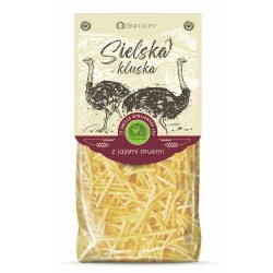 Makaron Semolinowy z jajami Strusimi Krajanka 250g Bartolini