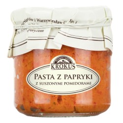 Pasta z Papryki z Suszonymi Pomidorami Bezglutenowa 180g Krokus