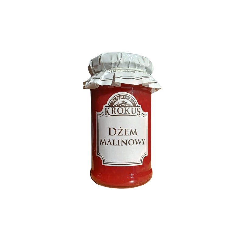 Dżem Malinowy o Obniżonej Zawartości Cukru Krokus 235g Krokus