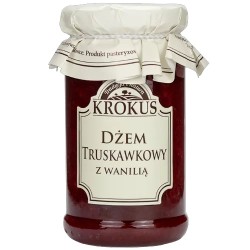 Reduced Sugar Strawberry Jam with Vanilla 235g Krokus