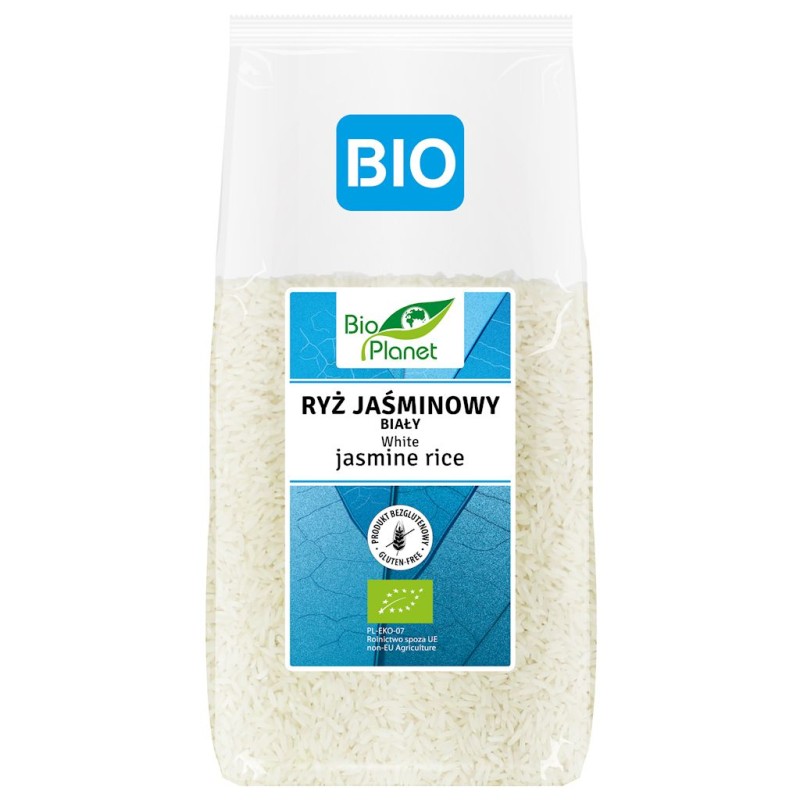 Organic Jasmine Rice White (Gluten Free) 500g Bio Planet
