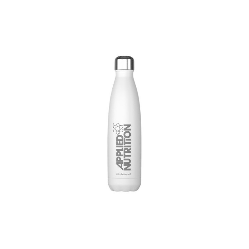 AN Stainless Steel Flask, White - 500 ml. Applied Nutrition