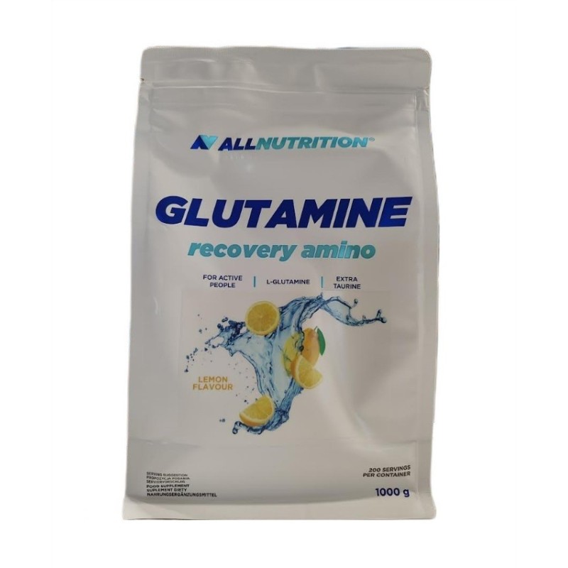 Glutamine Recovery Amino, Lemon - 1000 grams Allnutrition