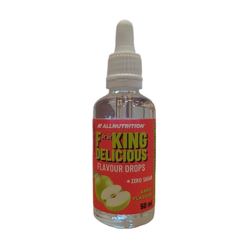 Fitking Delicious Flavour Drops, Apple - 50 ml. Allnutrition