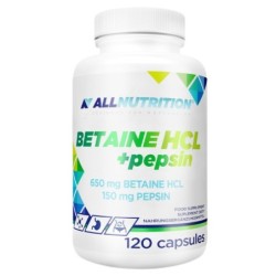 Betaine HCl + Pepsin - 120 caps Allnutrition