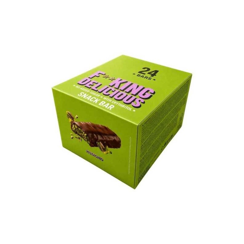 Fitking Delicious Snack Bar, Pistachio - 24 x 40g Allnutrition
