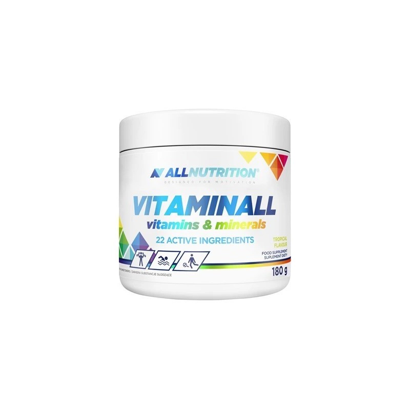 Vitaminall Vitamins & Minerals, Tropical - 180 grams Allnutrition
