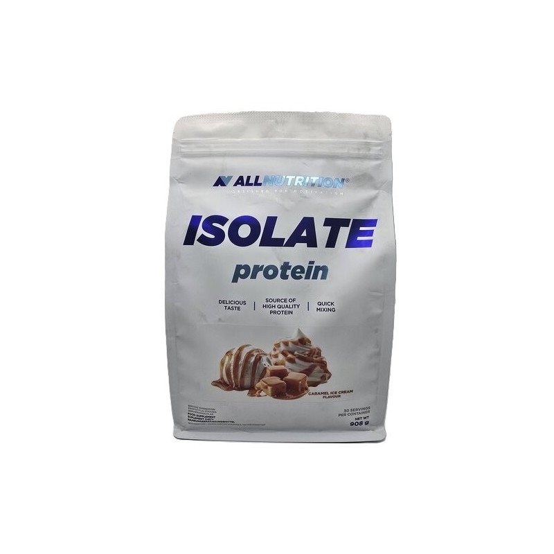 Isolate Protein, Caramel Ice Cream - 908 grams Allnutrition