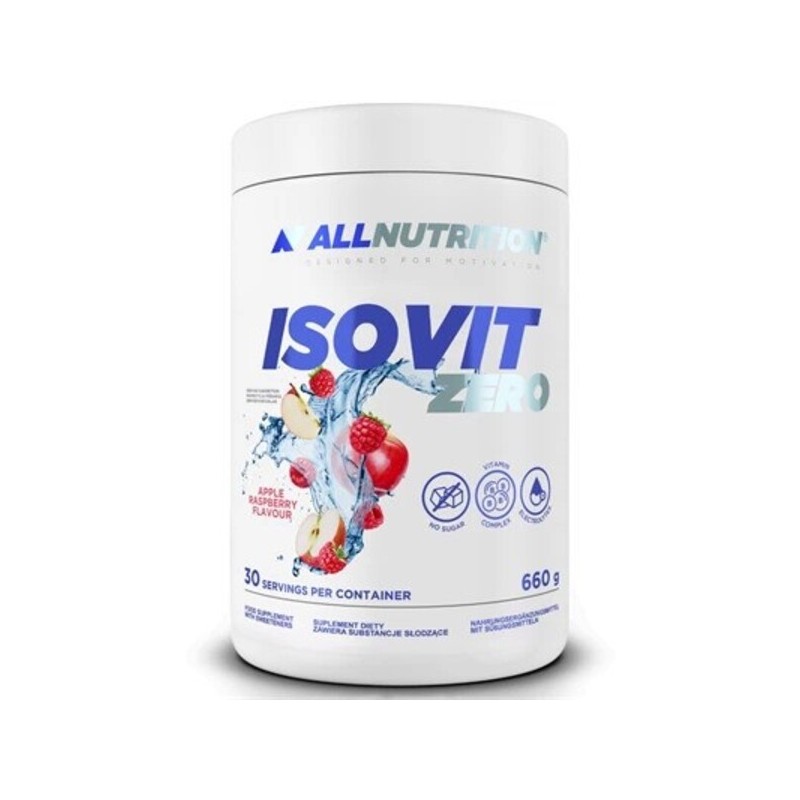 Isovit Zero, Apple Raspberry - 660 grams Allnutrition