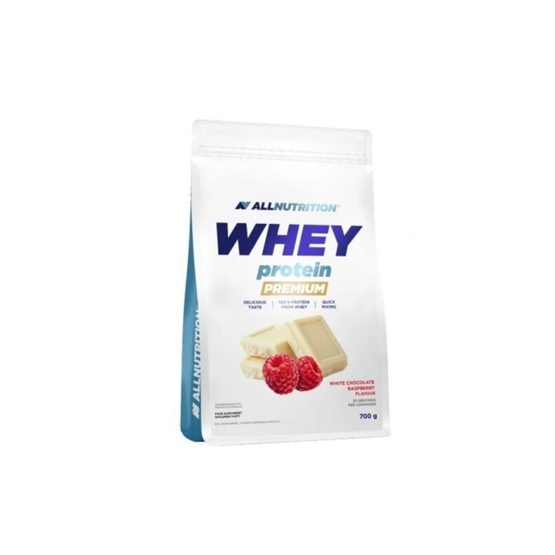 Whey Protein Premium, White Chocolate Raspberry - 700 grams Allnutrition