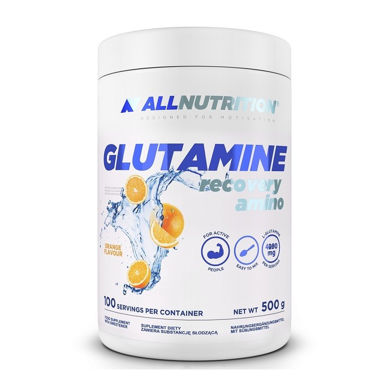 Glutamine Recovery Amino, Orange - 500 grams Allnutrition