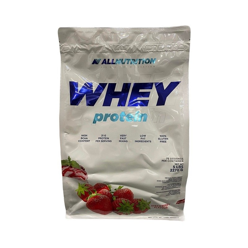 Whey Protein, Strawberry - 2270 grams Allnutrition
