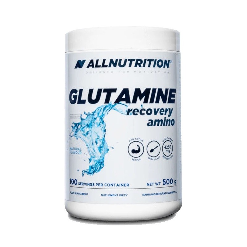 Glutamine Recovery Amino, Natural - 500 grams Allnutrition