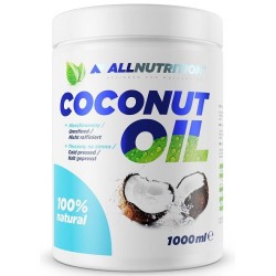 100% Natural Coconut Oil, Unrefined - 1000 ml. Allnutrition