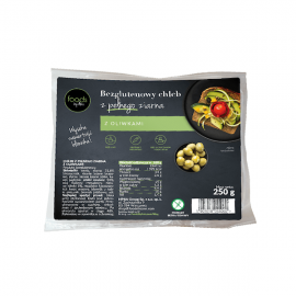 GLUTEN-FREE WHOLE-GRAIN BREAD WITH OLIVES 250G FOODS BY ANN
