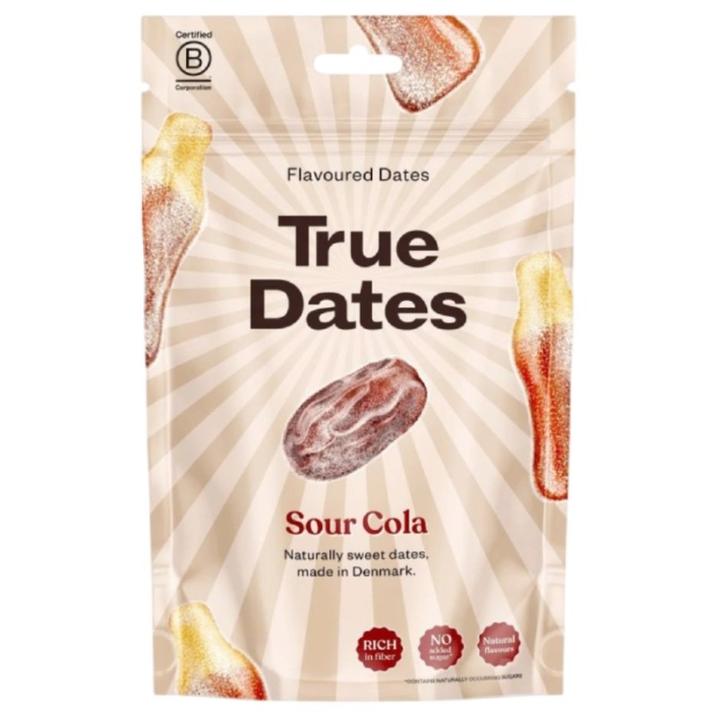 Dates with Sour Cola Flavour 100g True Dates