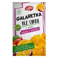 Gluten-Free Sugar-Free Jelly Mango & Passion Fruit 14g Celiko
